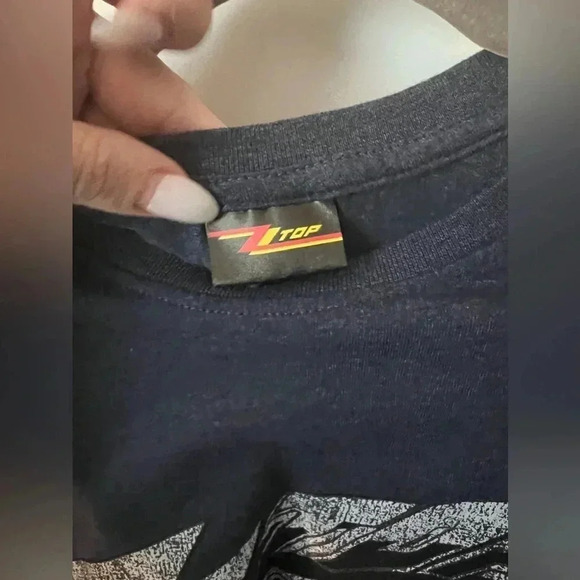 Official Merch | ZZ  Top Navy Band Tee | Size M - Picture 4 of 7